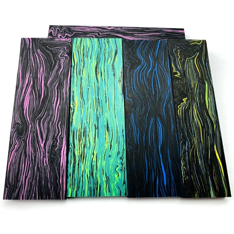 مادة مركبة G10 - موازين مقبض سكين بنمط مصفح ملون لصنع مقبض السكين المنزلي بنفسك