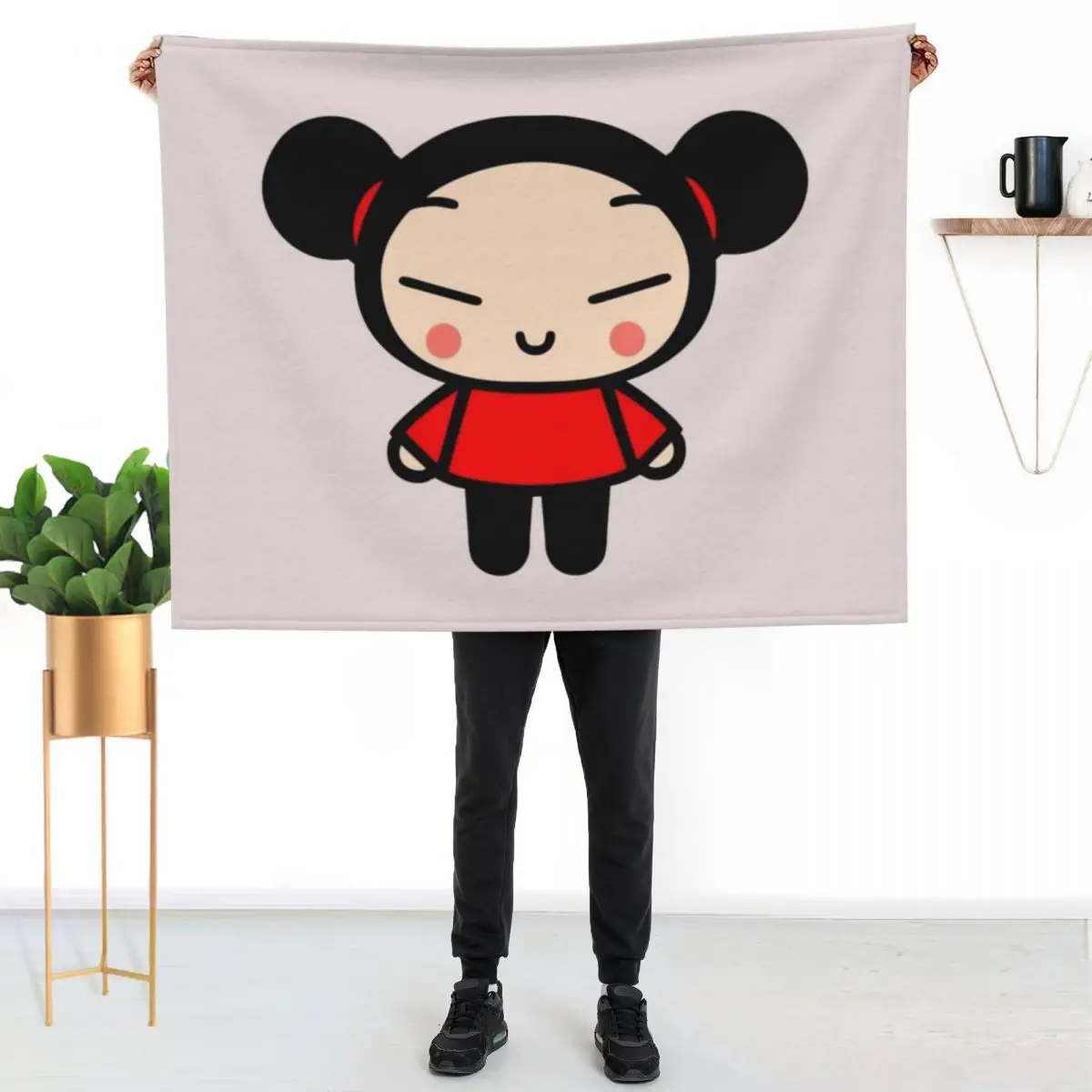 

Love Pukka Throw Blanket Cozy Microfiber Throw Blanket for Home Bedroom
