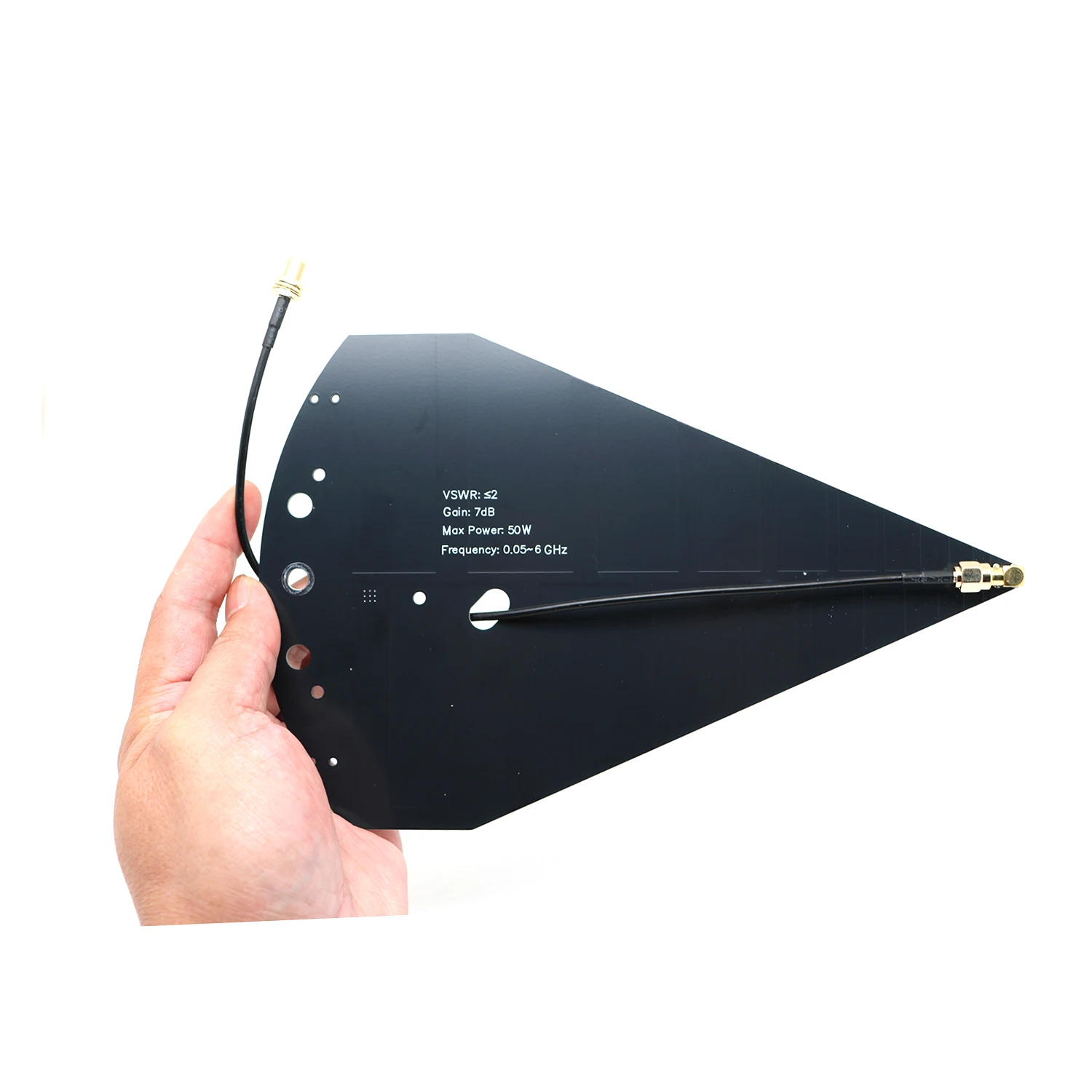 Logarithmisch-Periodische Antenne 50M-6GHz Richtantennen 1,2GHz 1,5GHz 2,4GHz 5GHz 5,8GHz LNA RF-Leistungsverstärker Spektrumanalysator ANT – Detail 2