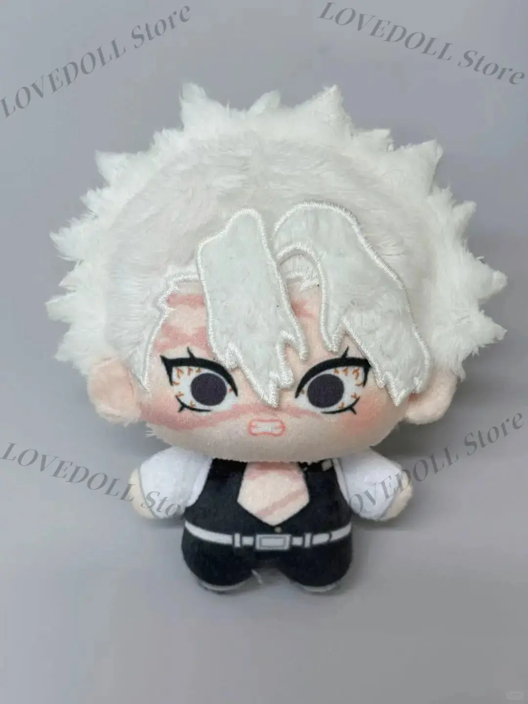 

10cm Shinazugawa Sanemi Shinazugawa Genya Uzui Tengen Anime Doll Cute Plush Stuffed Starfish Body Pendant Toys Bag Ornament Gift