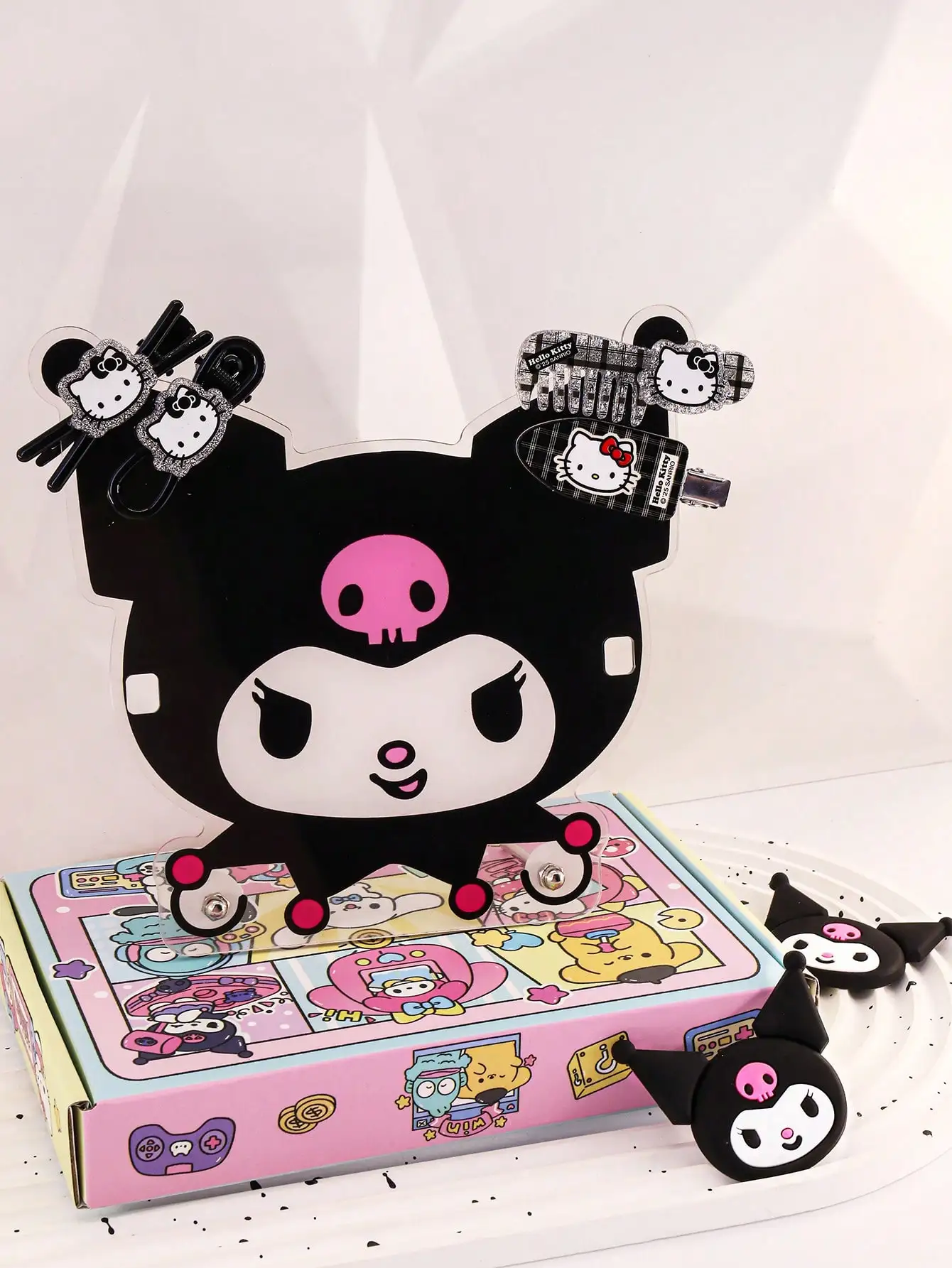 

Sanrio Harada Osamu, милые мультяшные очки, акриловая подставка для настольных акриловых украшений, аксессуары для хранения (без коробки)