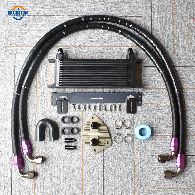 

MSSK CUSTOM Aluminum Transmission Oil Cooler Kit for Mazda 3 CX5 Mazda 6 CX3 XC8 Gearbox 2015 to 2021