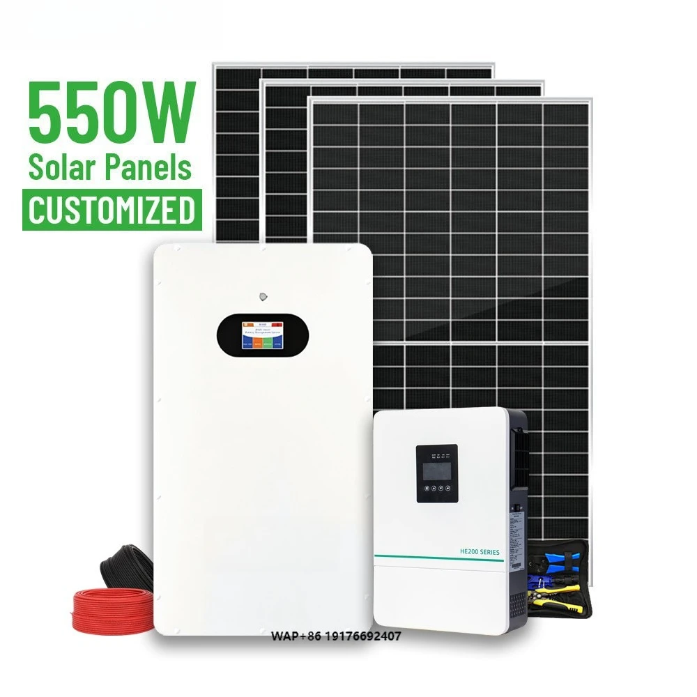 3Kw 5Kw 10Kw 15Kw 20kw off Off-grid Tie Solar Panel Energy System Complete for Home With Battery Full Set Energy Storage System