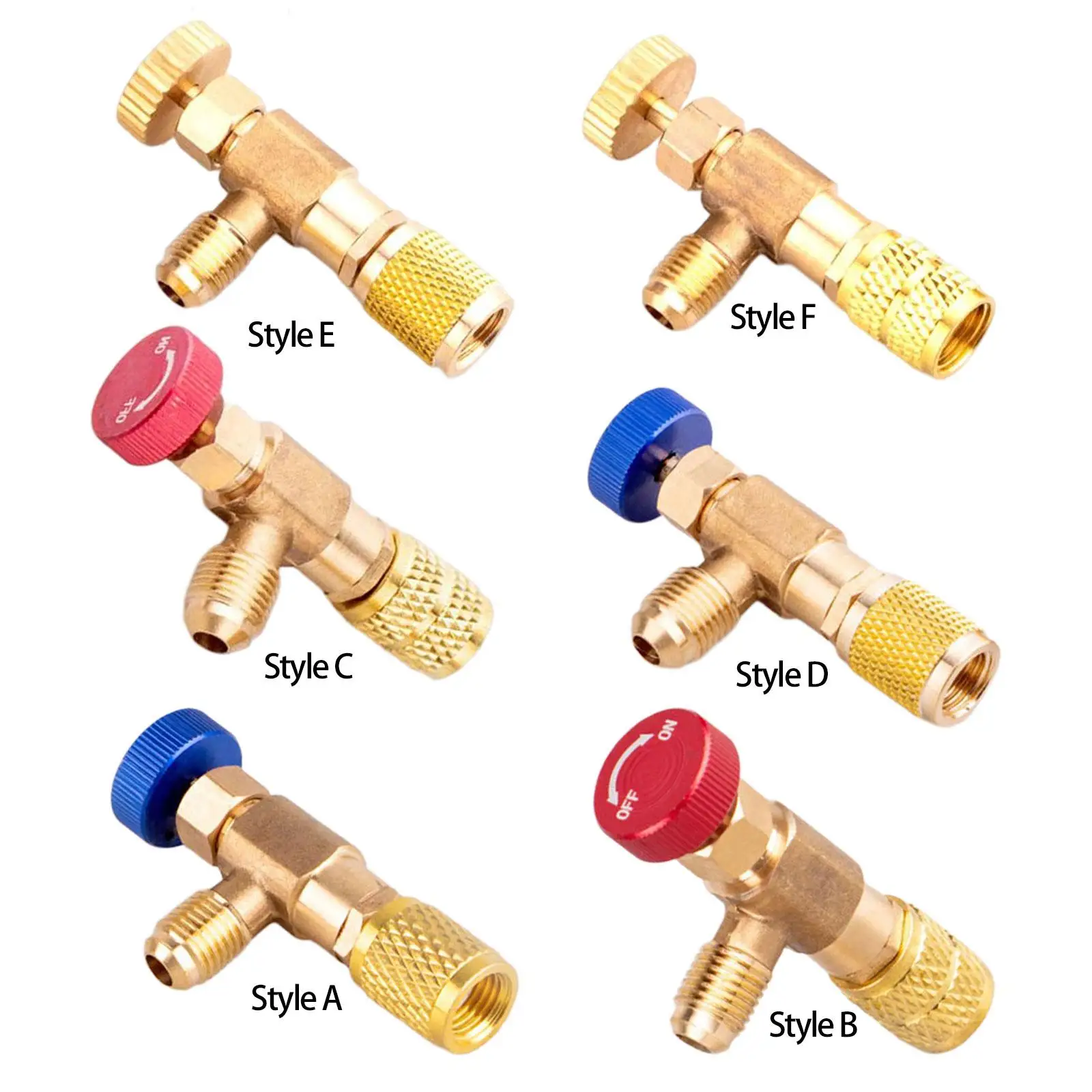 Adapter ładowania chłodniczego Sterowanie zaworem kulowym Narzędzie chłodnicze Adapter złącza do wymiany części serwisowej zaworu