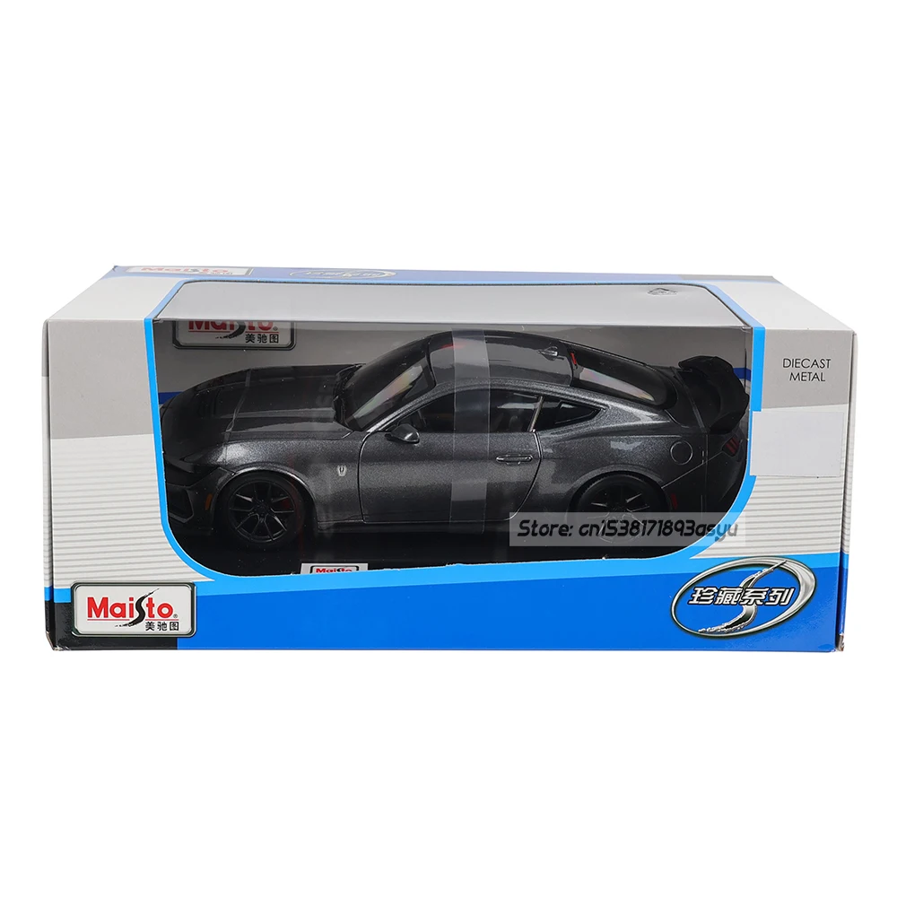 Maisto 1:24 2024 Ford Mustang Dark Horse, model samochodu ze stopu, rękodzieło, dekoracja, kolekcja, zabawka, narzędzia, modele na prezent