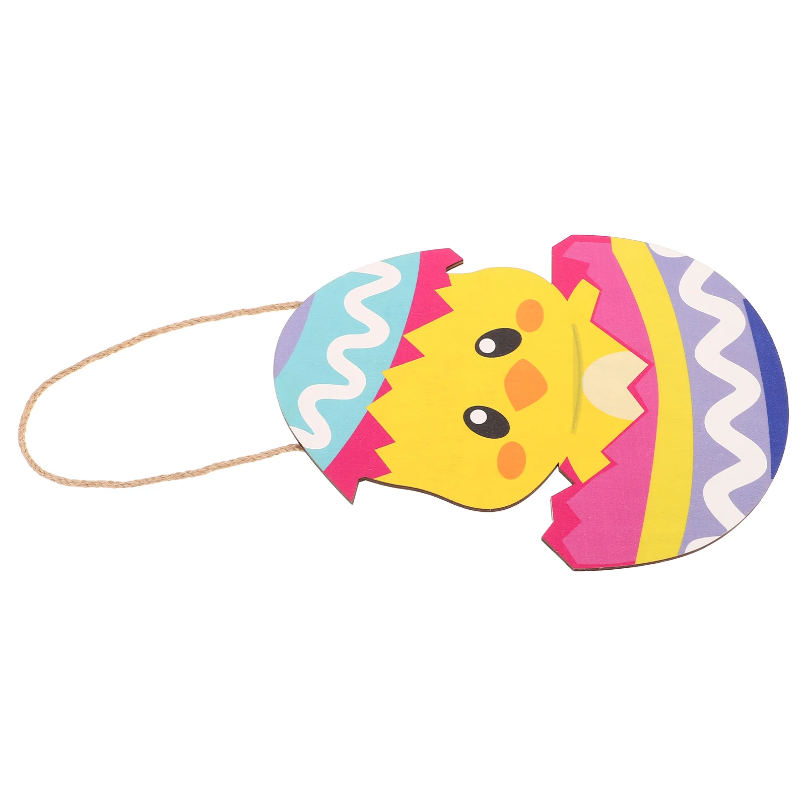 ไม้ป้ายประตูอีสเตอร์น่ารัก Chick และไข่สําหรับตกแต่งปาร์ตี้ฤดูใบไม้ผลิอีสเตอร์ยินดีต้อนรับสู่ป้ายสําหรับ Garden Home Backyard