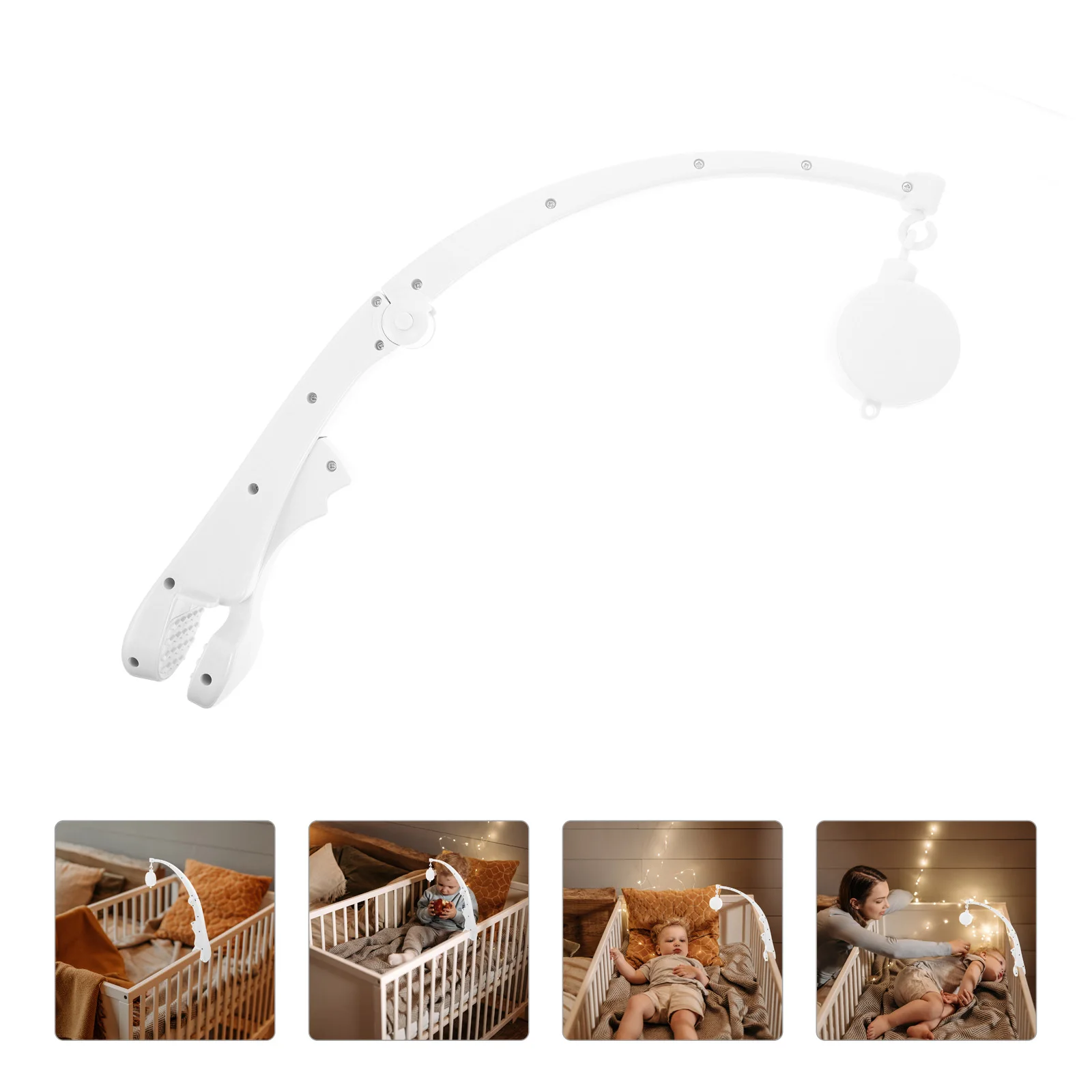 Multifunctionele wieg mobiele arm 360 graden draaibare opvouwbare standaard in hoogte verstelbare babybed belhouder kinderkamer decor Boho
