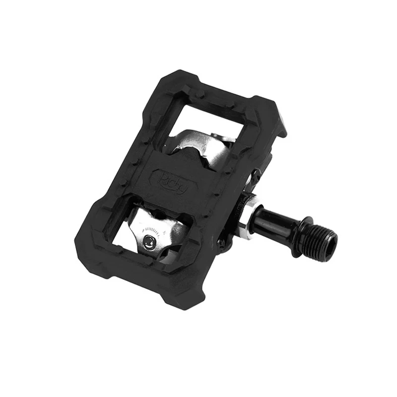 Bicycle Clipless Pedal Platform Lock Turn Flat Bike Pedals Adapter Clipless Platform Convert for Shimano SPD Bicycle Accessories