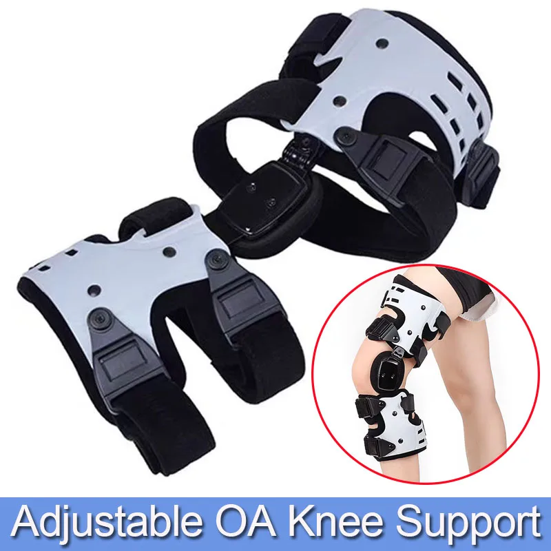 1Pcs Medical OA Orthopedic Knee Brace-Adjustable Knee Immobilizer Support- for Arthritis & Osteoarthritis Pain Relief