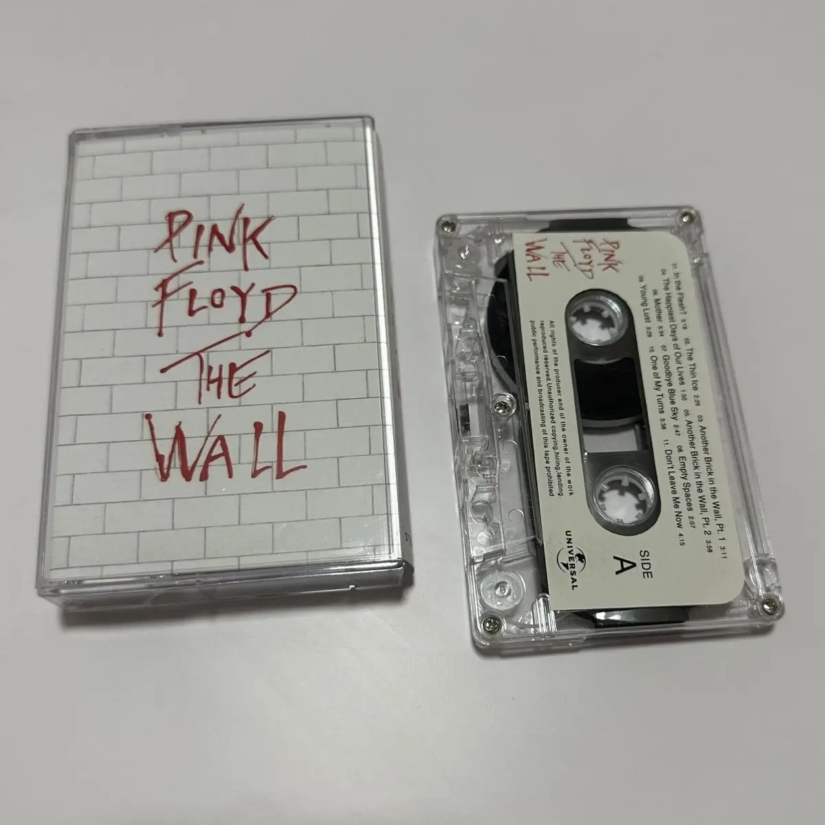 Em Estoque: Cassete Pink Floyd The Wall - Álbum Conceptual de Prog Rock e Art Rock, Novo e Lacrado