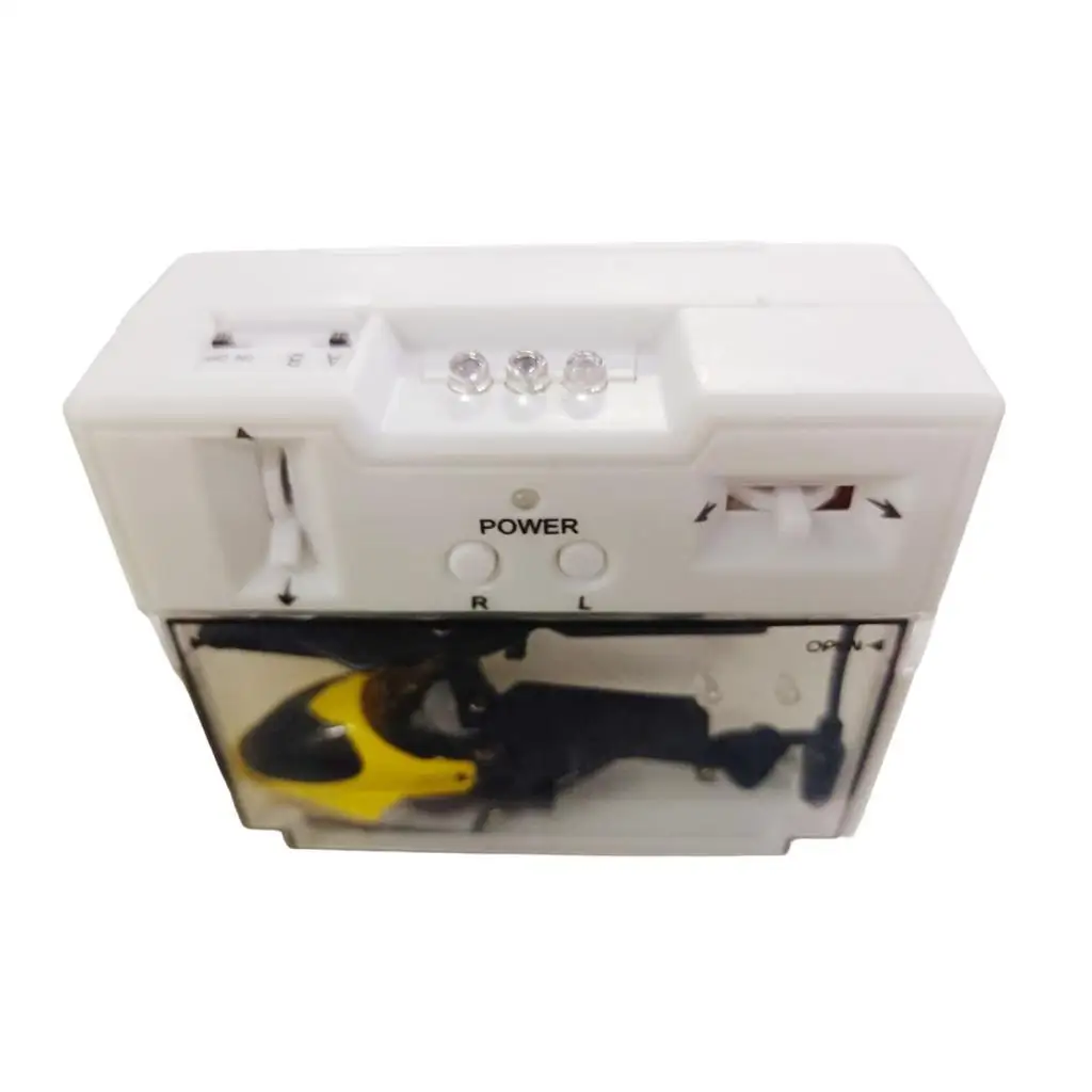 لعبة بلاستيكية صغيرة لطائرة هليكوبتر RC بدون طيار مع مروحة ثابتة للأطفال والمتعة المنزلية #5