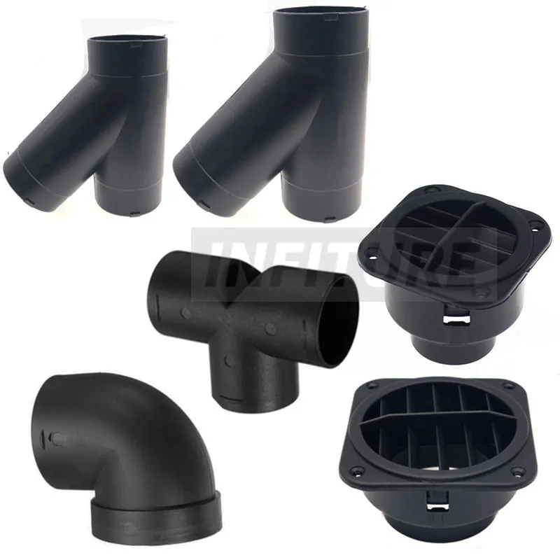 Warm Heater Parking Heater 90mm 75mm 60mm 42mm Air Vent Car Heater Air Outlet Directional Rotatable For Webasto Truck Auto Parts