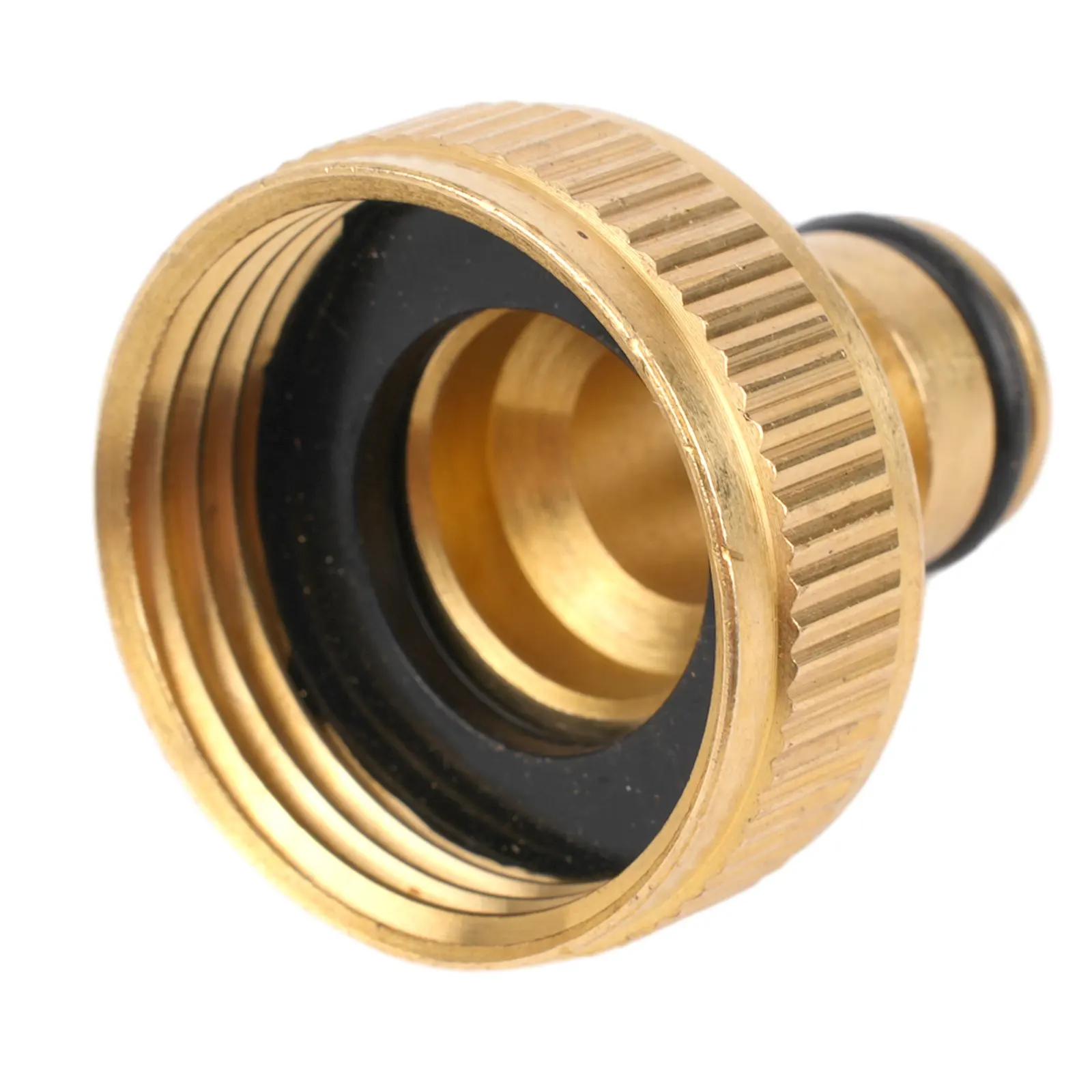 1 Inch BSPF Brass Fitting Hose Tap Faucet Water Pipe Connector Adapter Prevent Leaking Part Replacement Garden Irrigation Tool
