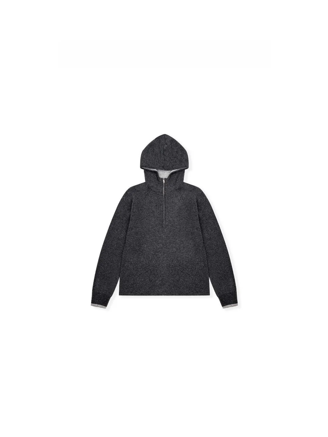 

Casual Hooded f Zip Slim Fit Sweater Week Color Blo Autumn Winter Warm Wool Blend Commute Sle Regular Length