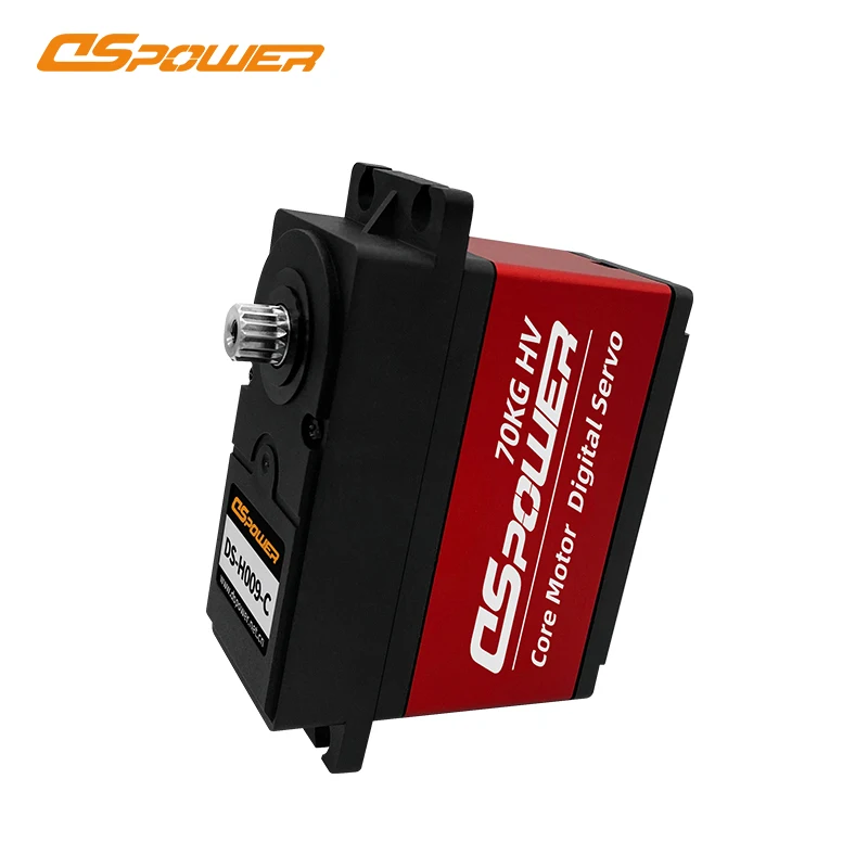 DSpower 70KG Metal Gear Servo standard digitale Tensione ad alta velocità Coppia elevata per 1:5 RC Car Modle Crawler Robot Barca Aereo