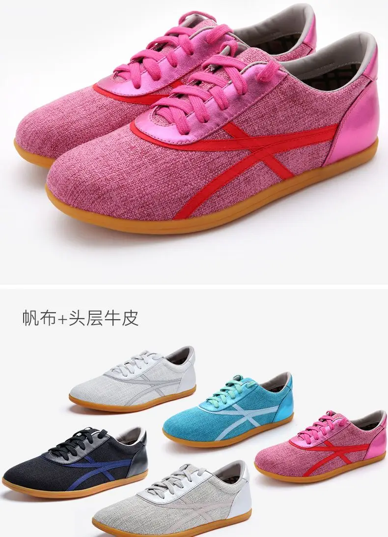 Breathable Taekwondo Karate Kung Fu Wrestling Wushu Shoes Adults Children Anti-slip Wushu Soft Oxford Sole Wushu Sneakers
