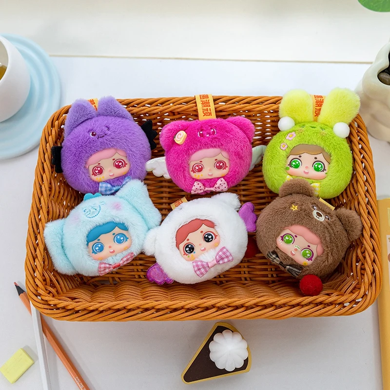 

Cartoon Small Vinyl Plush Toys Pendant Kawaii Animals Vinyl Stuffed Doll Toys Girls Boys Lovely Phone Bag Plush Keychains