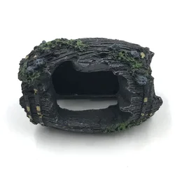 Artificial Resin Barrel Aquarium Decoration Fish Tank Submarine Ornament Underwater Fish Hiding Cave Shelter Fish Shrimp House