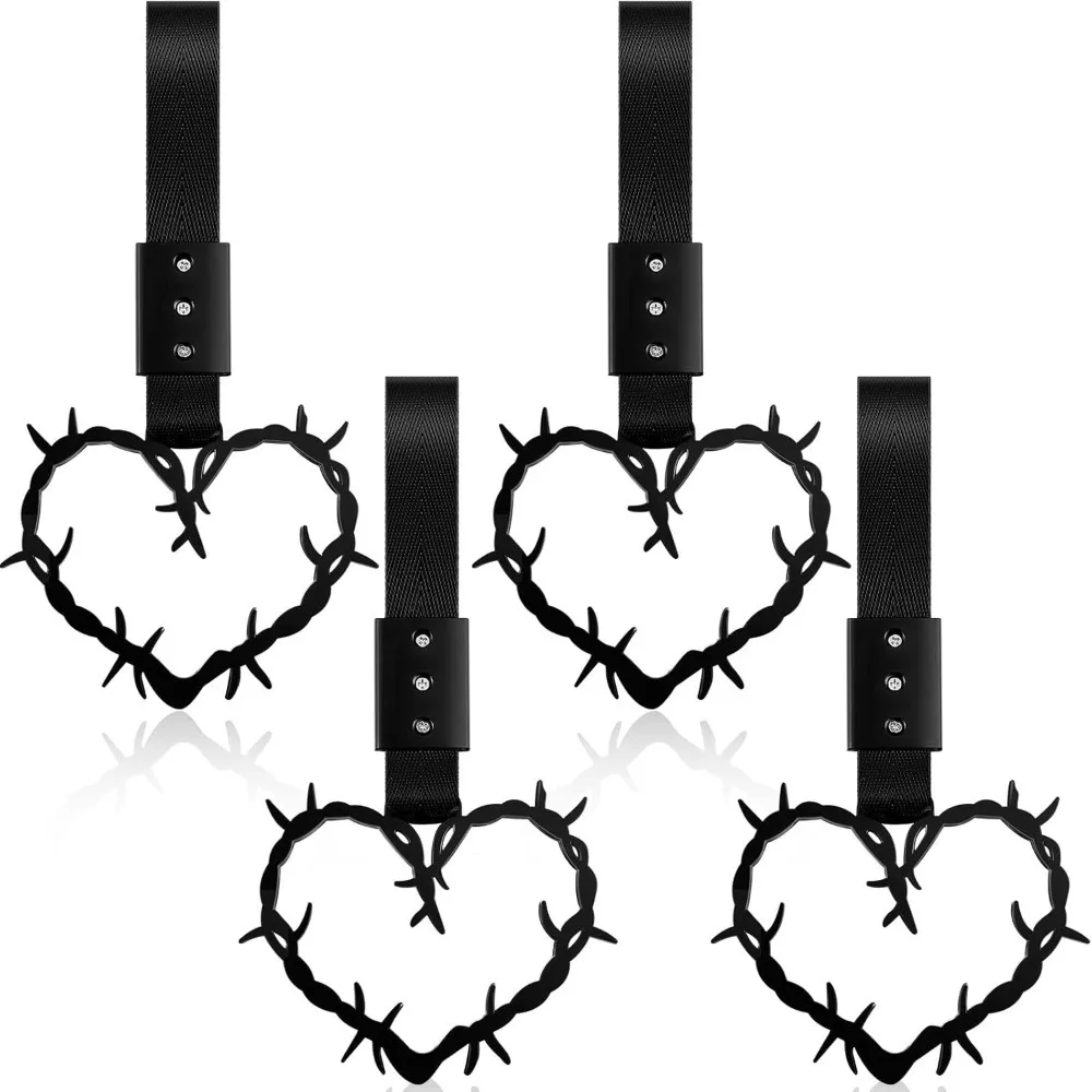 

Брелки с ручкой в форме сердца, автомобильный аксессуар, ремешок в форме сердца, подвеска для дрифта для украшения интерьера автомобиля, внешнее украшение