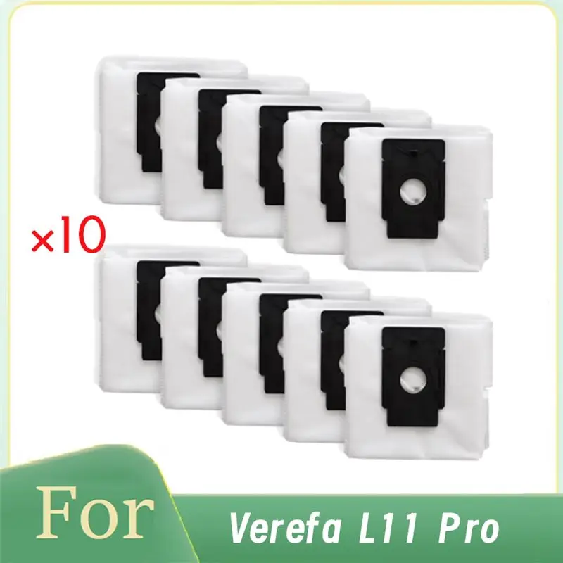10 шт. мешков для сбора пыли для пылесоса Verefa L11 Pro, необходимые аксессуары для пылесоса