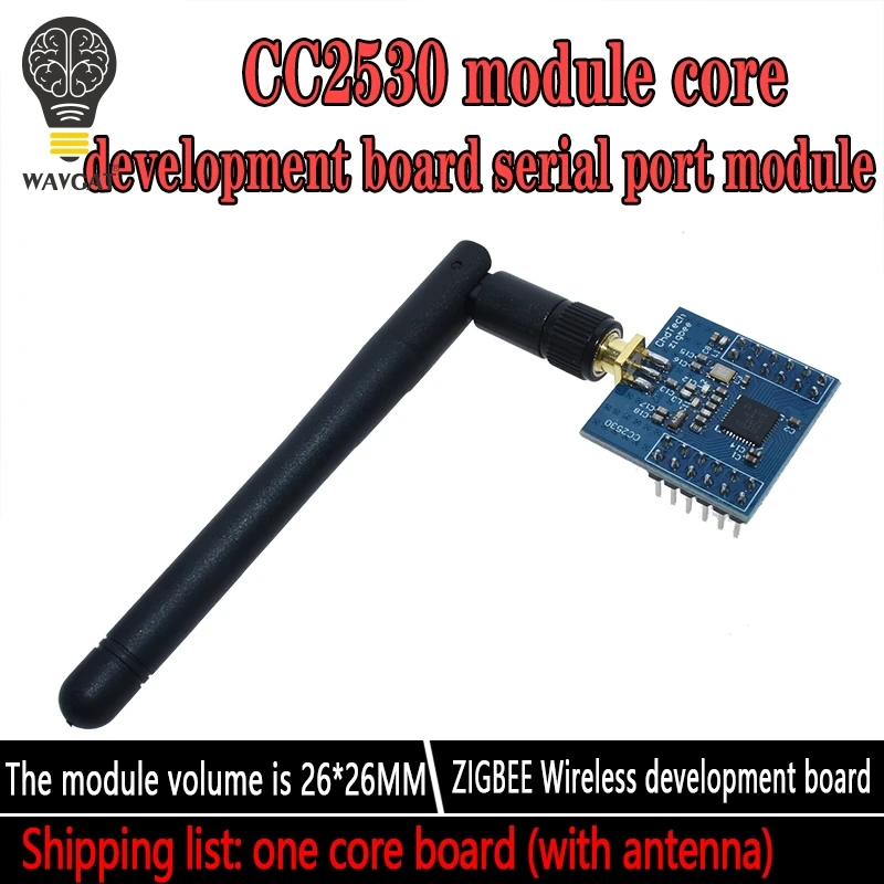 WAVGAT Zigbee CC2530 Zigbee Module UART Wireless Core Board Development Board CC2530F256 Serial Port Wireless Module 2.4GHz