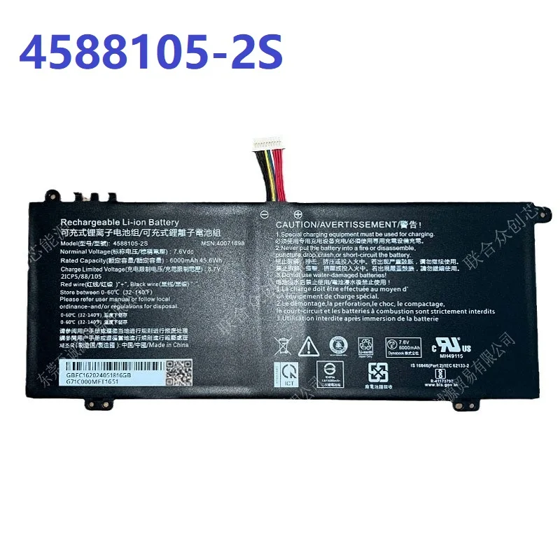 6000mAh 4588105-2S 4588106-2S 40071698 5080270P Laptop Battery for Akoya E15403 30026724 30026726 30026727 CS40L-HB CS50L-HW