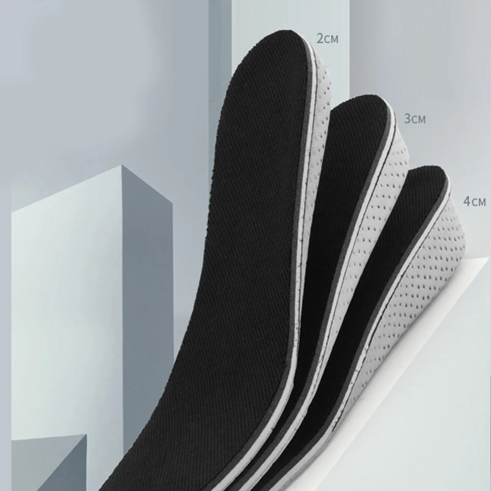 Plantilla Invisible para aumentar la altura, 2,5 Cm, elevador de zapatos Eva, cortable, transpirable, tamaño 35-44, plantilla elevadora, herramienta para el cuidado de los pies