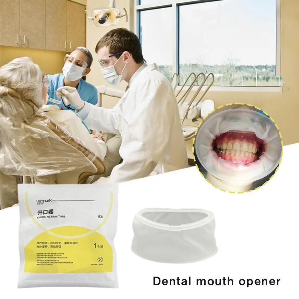 

20pcs/box Dental Mouth Opener Intraoral Lips Cheek Retractors Disposable Rubber Dam for Natural Rubber Barrier Oral Dentistry