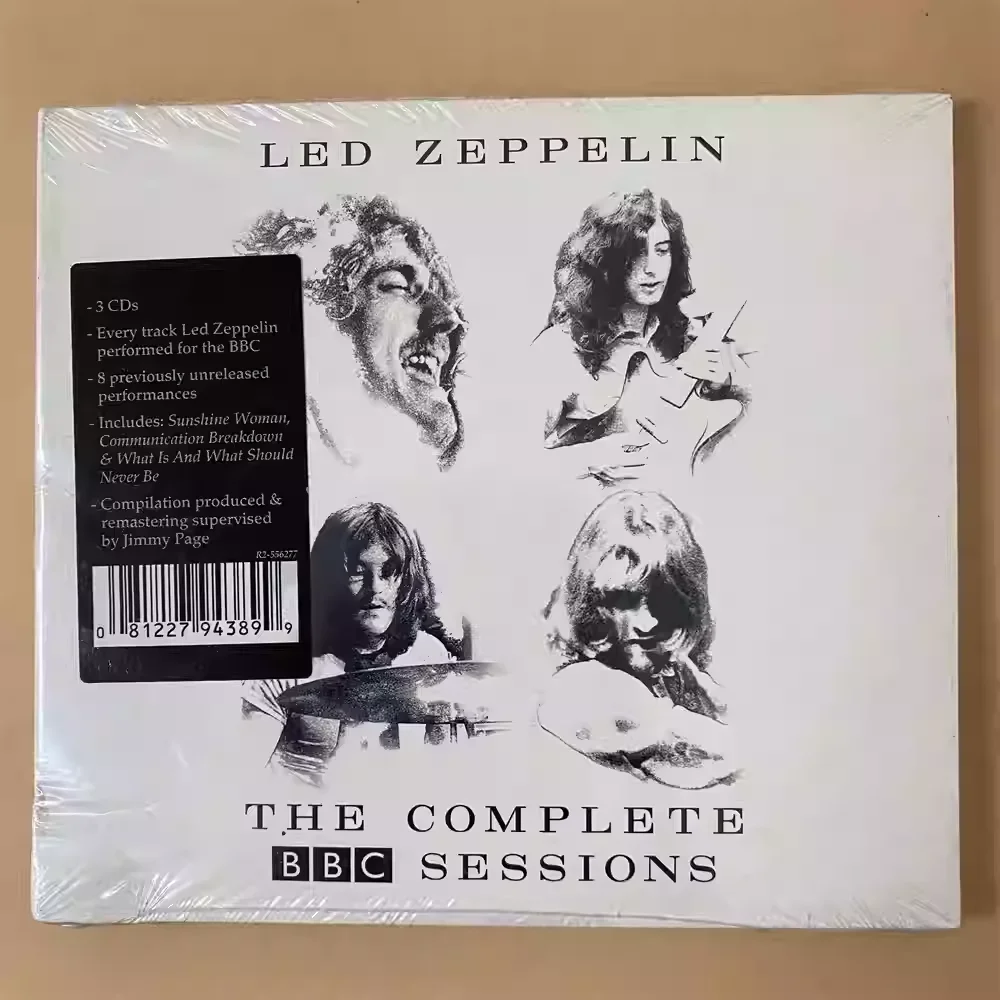 Classic Hard Rock & Blues Live Album Led Zeppelin Music CD The Complete BBC Sessions Music Record Cosplay Soundtracks Box Gift