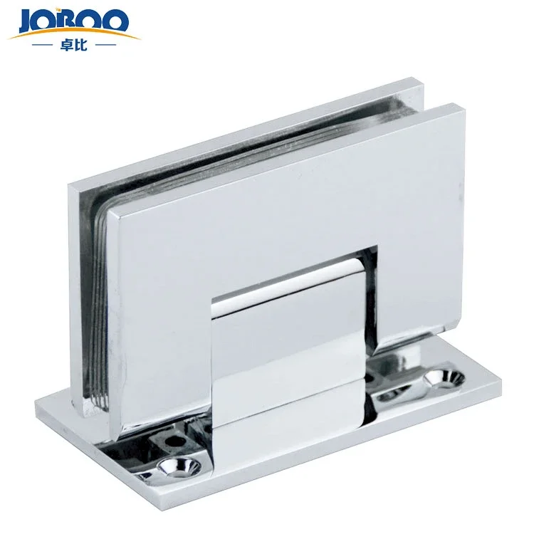 

Chrome Brass Stainless Steel Square Glass Hardware Bathroom Glass Shower Door Wall Mount Hinge for Shower Room