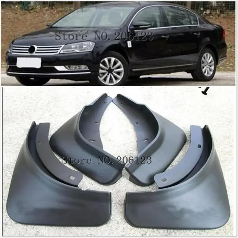 for VW Passat B7 North America 2012 2013 2014 2015 Front Rear Molded Car Mud Flaps Mudflaps Splash Guards Flap Mudguards Fender