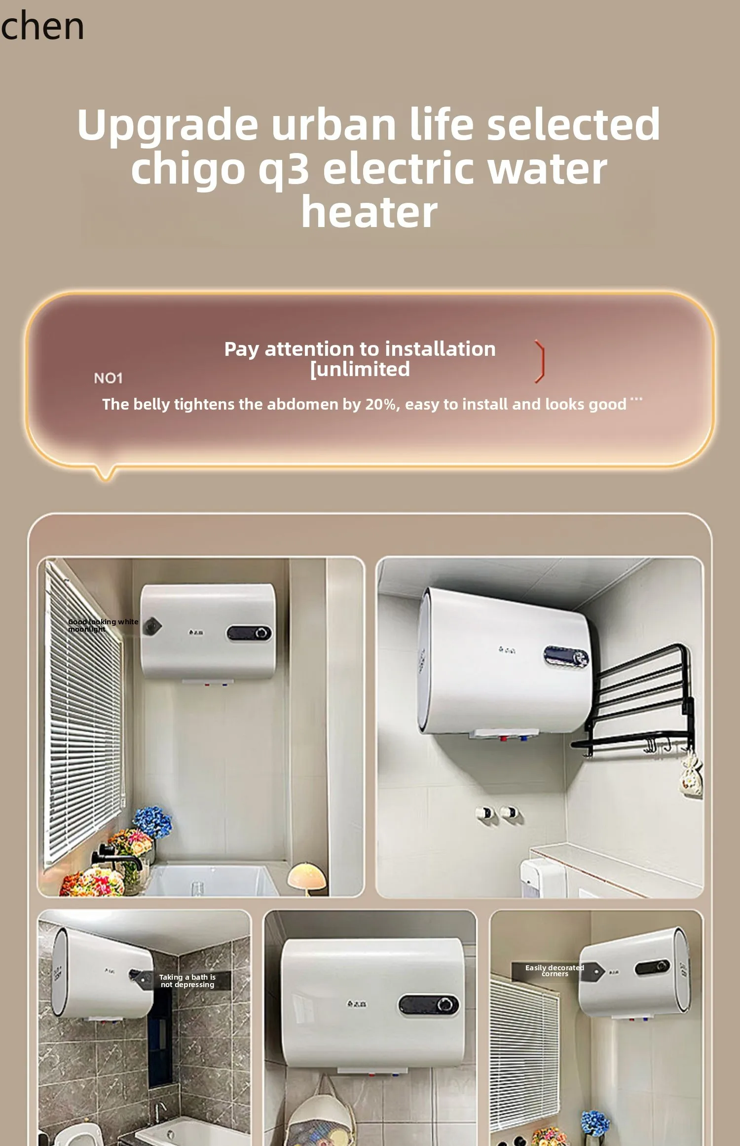 ZML chauffe-eau électrique ménage bain première classe efficacité énergétique chaleur rapide stockage d'eau seau plat usage domestique