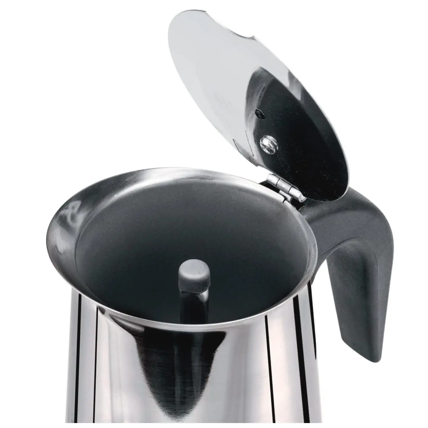 CUPERINOX-Italian induction coffee maker made in Spain | 2 ,4, 6, 10 ,12 cups | Express coffee maker for induction hobs and vitroceramic plates | Stainless steel | Dishwasher safe (does not include coffee grinder) stainless steel Italian coffee maker