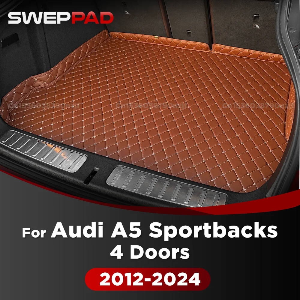 For Audi A5 Sportback 4 Doors 2012-2024 23 22 21 20 19 18 17 16 15 14 13 3D Car Trunk Mat Cargo Liner Carpet Accessories