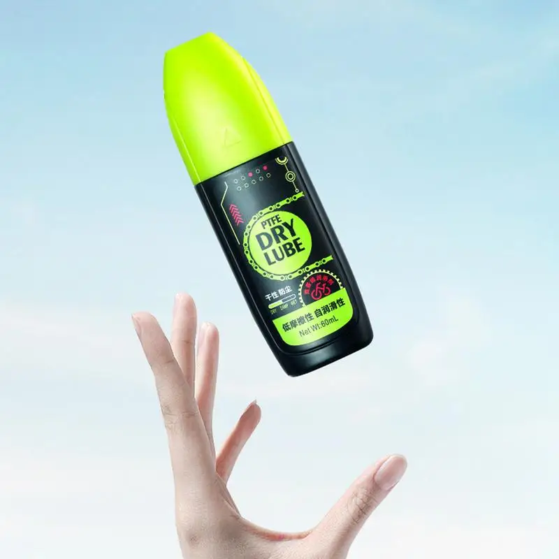 Fietsen Kettingsmeermiddel 60 ml Fietsenvet Droog smeermiddel Langdurig motorfietsglijmiddel Onderhoudshulpmiddel voor buiten fietsen