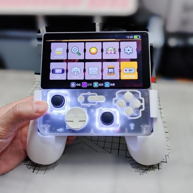 

Для Gamemt E5 Plus геймпад ручка Palm Grip 3D печать игровая консоль ручка Palm для GAMEMT E5 E5Plus