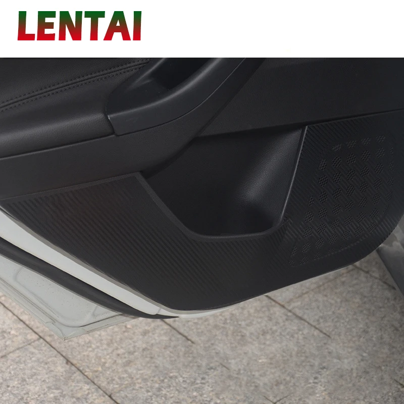 

LENTAI автомобильные дверные противоударные накладки, коврики, аксессуары для Ford Focus 3 4 Kuga C520 Mondeo MK 5 V Edge Eco Sport 2017