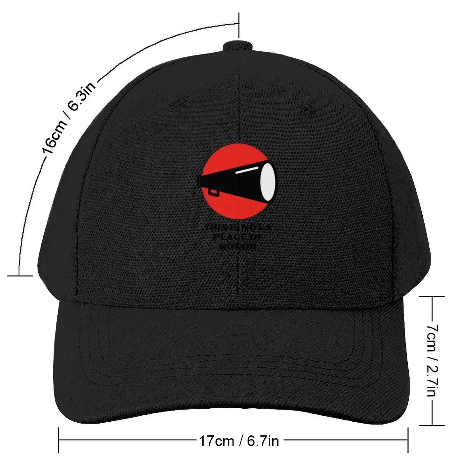 this is not a place of honor Baseball Cap Hat Man Luxury Anime Hat Icon Beach For Women Men's