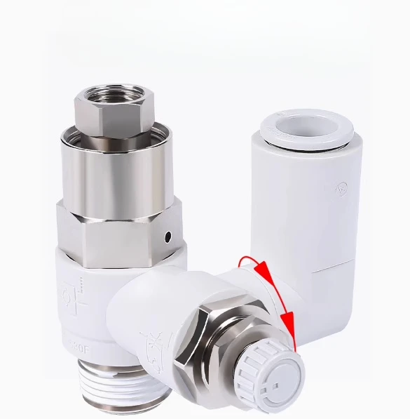 1PC Pneumatic pilot operated speed control valve ASP330/430/530/630F-01-02-03-04-06-08-10-12S