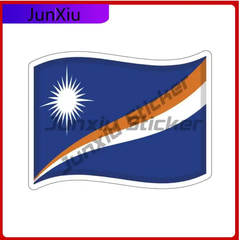 

Marshall Islands Sticker Marshallese decals Decoration Accessories for Laptop Car Body SUV windshield Guitar Windows Sports Raci