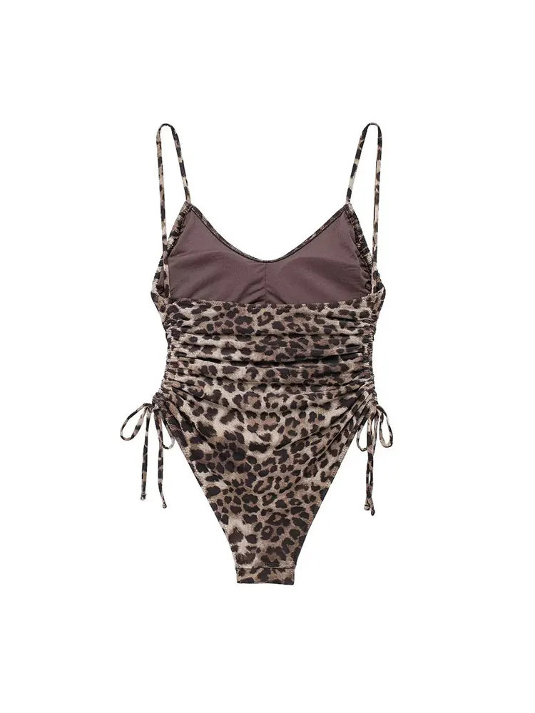 TRAF-Combinaison de batterie pour femme, Corset à lacets, Plis, Chic, Slim, Sexy, Rue, Été, 2024