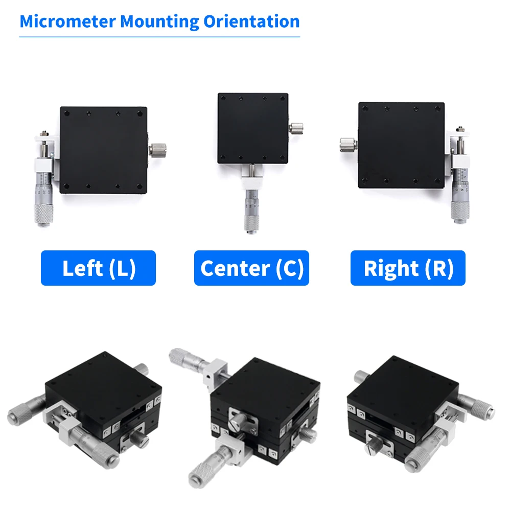 Trimming Guide Rail Micrometer Optical Table Displacement Platform X/XY/XYZ Axis Manual Sliding Table Precision Knob Table