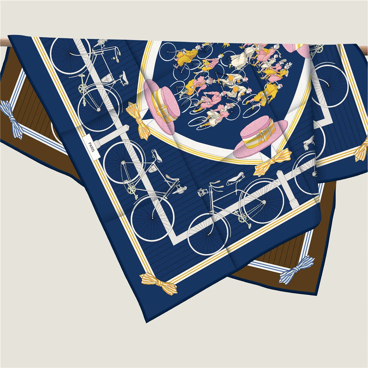 

Twill Scarf 90cm Women Luxury Brand Scarfs Double Sided Shawls Bag Belt Accessories Lady Christmas Gift