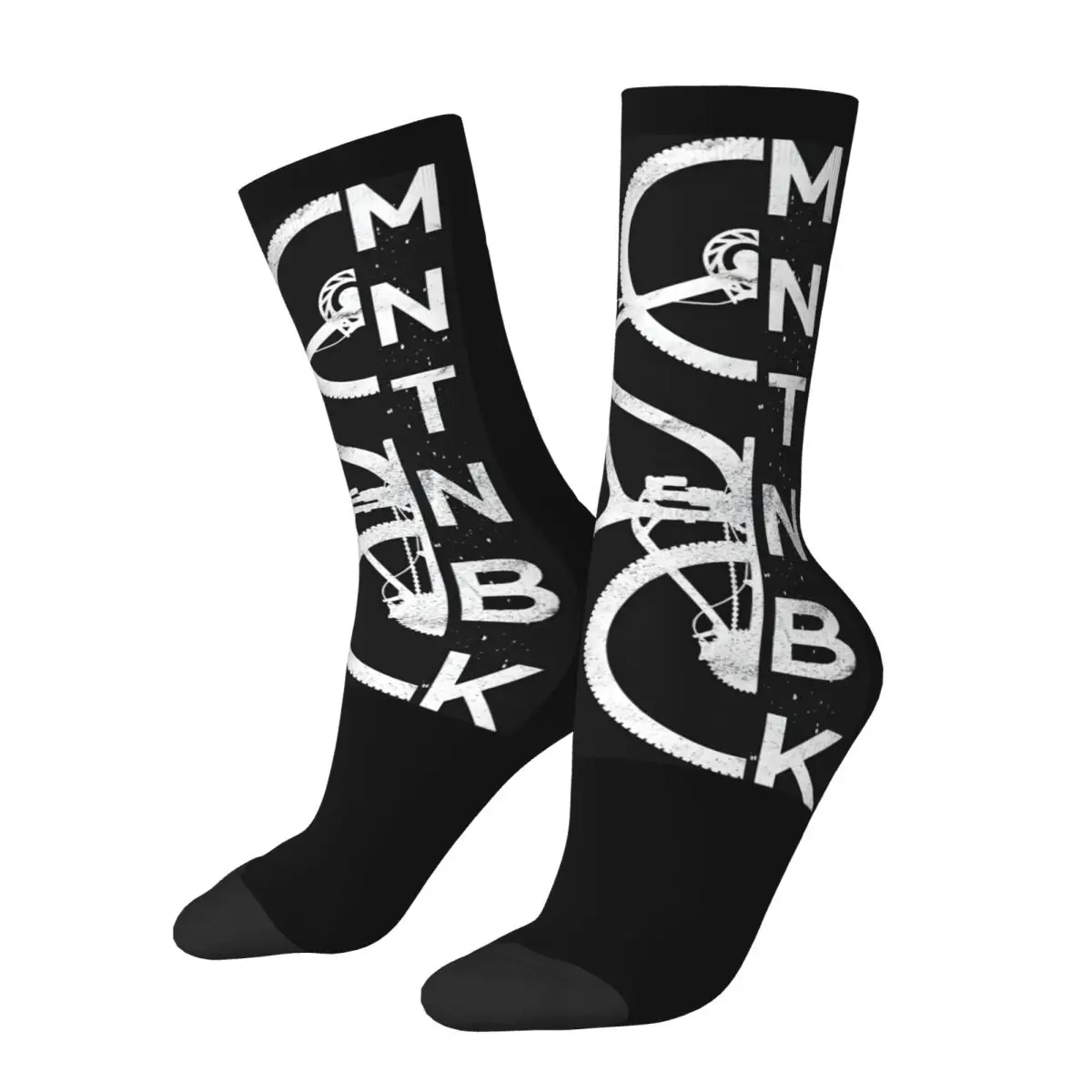 Mountain Bike Cycling MTB Kawaii Socks Travel Cartoon Pattern Socks