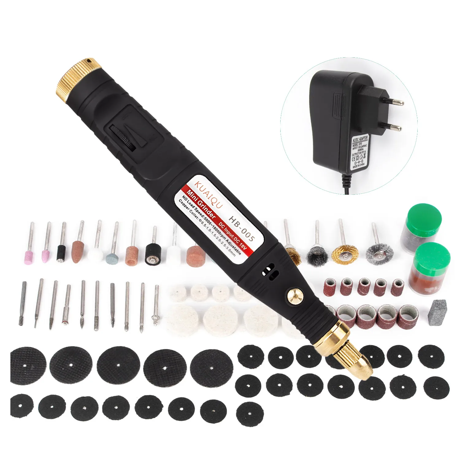 

18000RPM Drill Electric Drilling Carving Pen Variable Speed Drill Rotary Tools Kit Engraver Pen for Grinding Polishing Sculpture