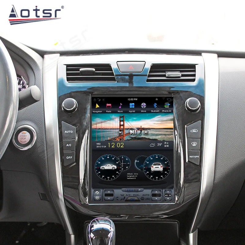 10.4 Inch Android 13 Car Radio Multimedia Player For Nissan Teana Altima 2013-2017 GPS Navigation QLED Screen CarPlay Head Unit