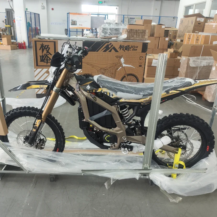 

Электрический велосипед для бездорожья Surron 74 В 21 кВт Ultra Bee — средний привод 74 В, 60 Ач, новый Surron Ultra Bee 2 2025 года