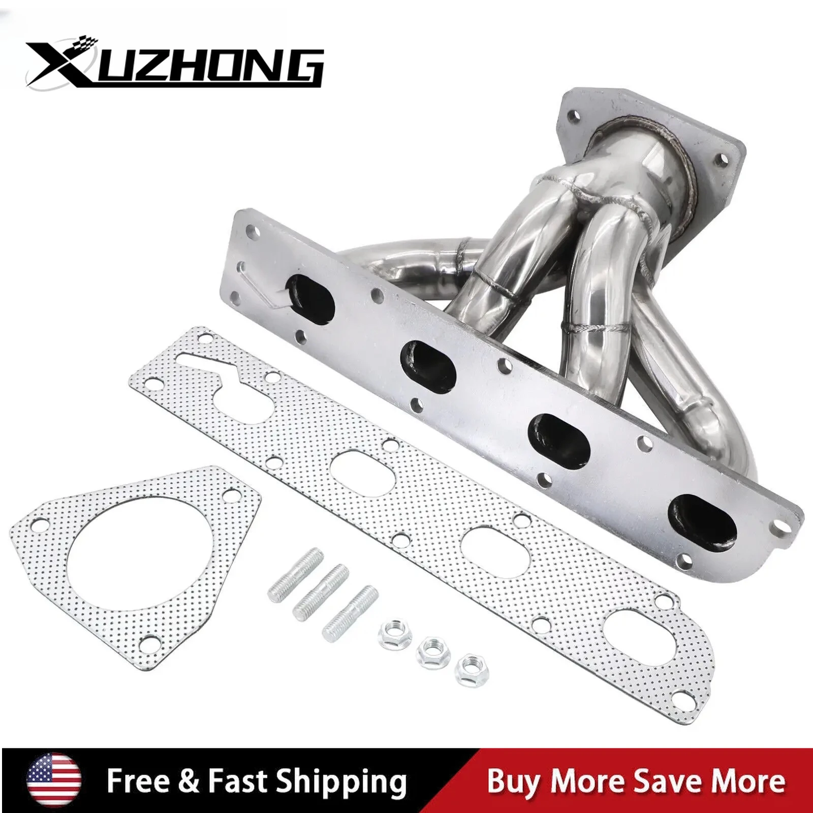 

Stainless Steel Manifolds Header For 2005-2010 Cobalt HHR Saturn Ion 2.2/2.4L