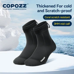 COPOZZ Neoprene Diving Socks 3mm/5mm Diving Boots Waterproof Socks Non-slip Beach Warm Diving Swimming Surfing Socks Wetsuit