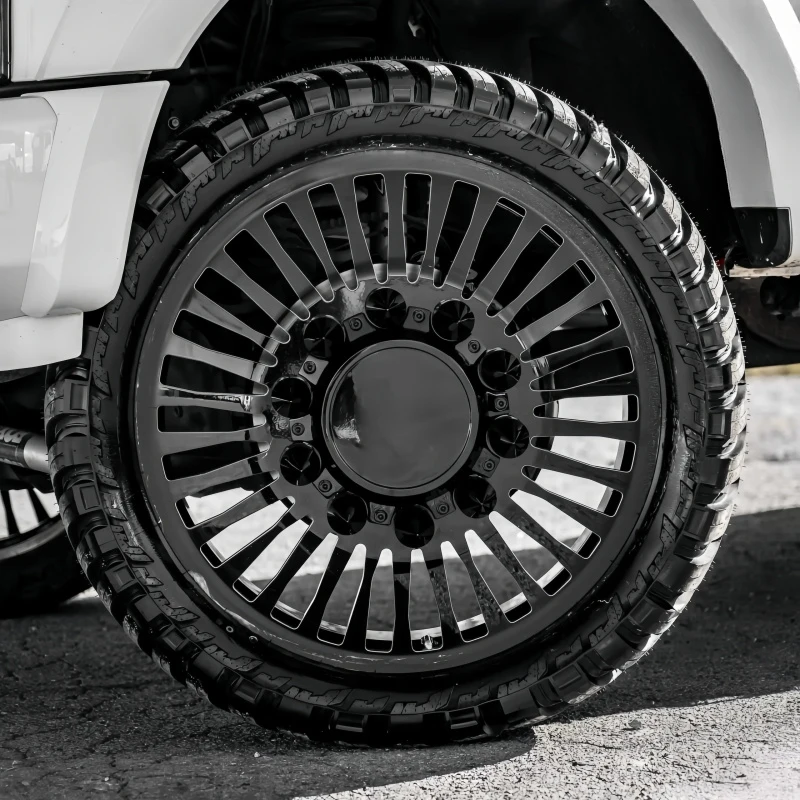 

Forged Aluminum Alloy Truck 22x12 22x14 24x12 Inch Black Bright Wheels